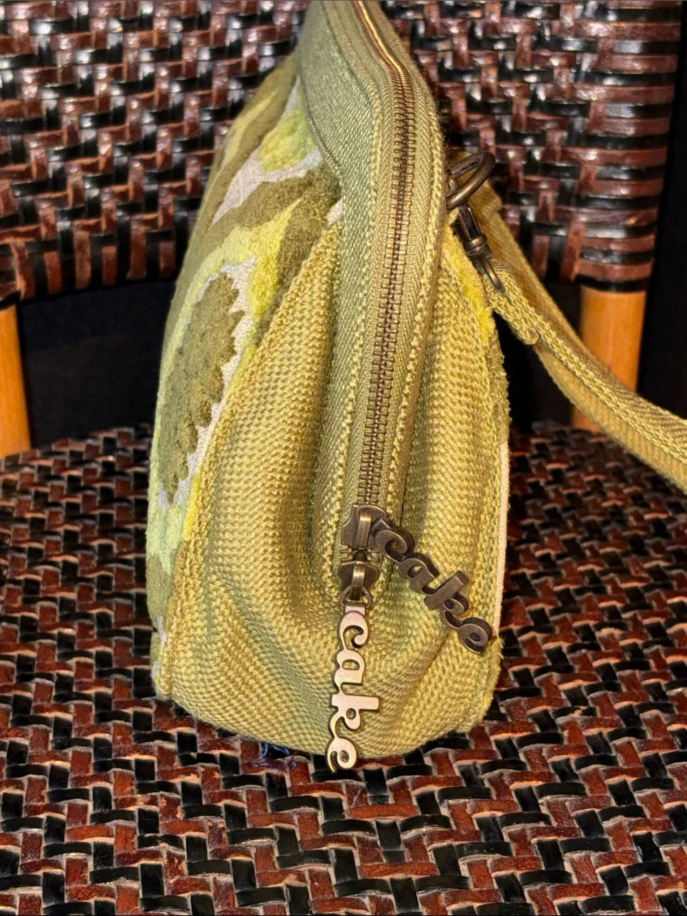 Petunia Pickle Bottom Olive Green Textured Baby Bag including Accessories NWOT